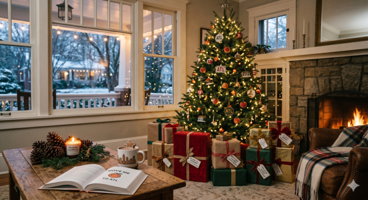 Christmas in Atlanta made with AI.