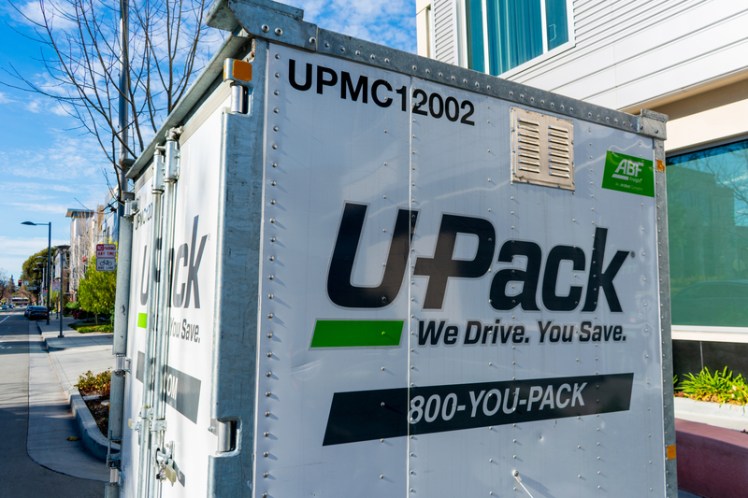 Upack portable container