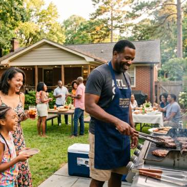 Father Cooking for Father's Day made with AI