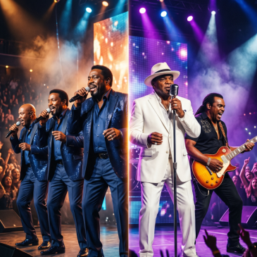 The Isley Brothers and The Ojays created with AI.