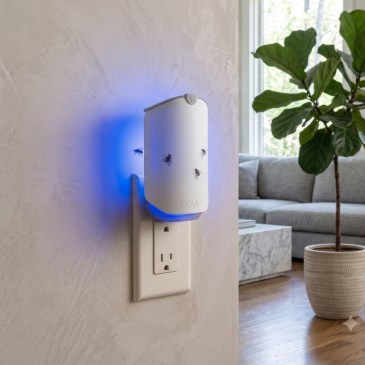 Image of a Zevo being used in a home made with AI.