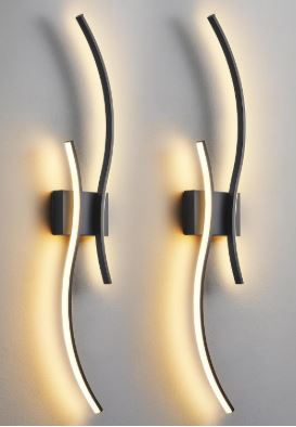 Glothor battery-operated wall sconces.